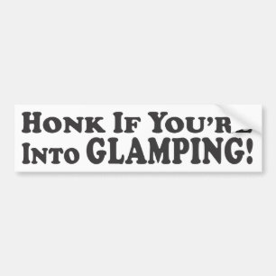 Adesivo Para Carro Honk se você é em Glamping! - Autocolante no vid