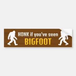 Adesivo Para Carro Honk, se você viu Bigfoot