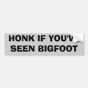 Adesivo Para Carro Honking para Bigfoot Sasquatch