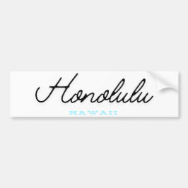 Adesivo Para Carro Honolulu Havaí