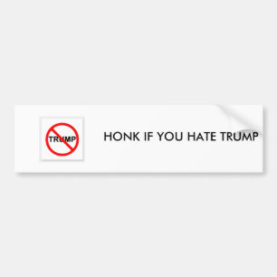 ADESIVO PARA CARRO HONRA SE VOCÊ ODIAR DONALD TRUMP BUMBER STICKER