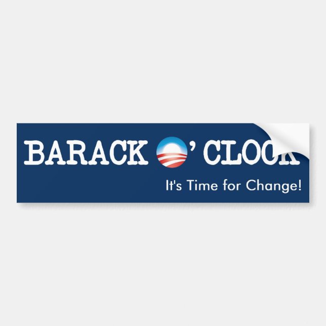 Adesivo Para Carro Hora de Barack (Frente)
