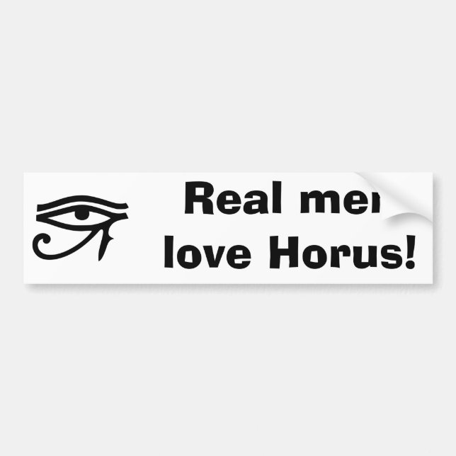 Adesivo Para Carro horus real do amor dos homens (Frente)