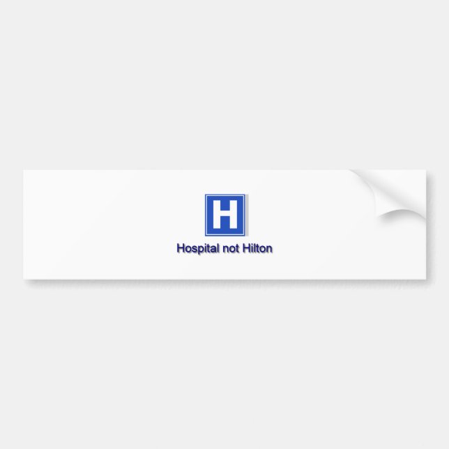 Adesivo Para Carro Hospital (Frente)