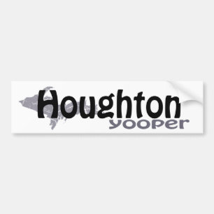 Adesivo Para Carro Houghton Michigan Yooper Bumper Sticker