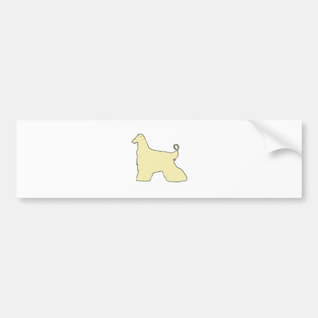 Adesivo Para Carro hound afegão (Frente)