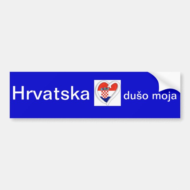 ADESIVO PARA CARRO HRVATSKA (Frente)