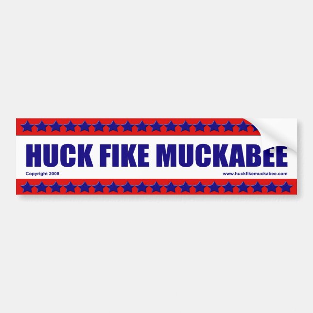 Adesivo Para Carro Huck Fike Muckabee (Frente)