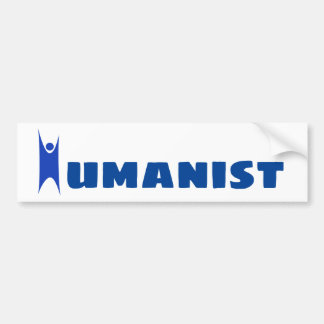 Adesivo Para Carro Humanist Bumper Sticker