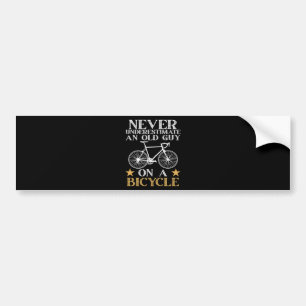 Adesivo Para Carro Humor de Ciclista Divertido de Ciclismo