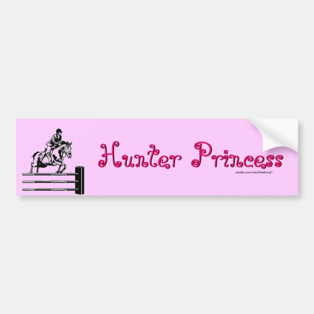Adesivo Para Carro Hunter Princess (Frente)