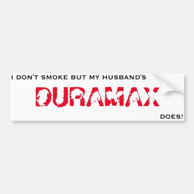 ADESIVO PARA CARRO HUSBANDS_DURAMAX_SMOKES (Frente)