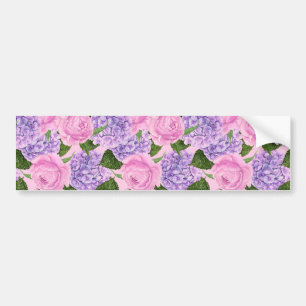 Adesivo Para Carro Hydrangea e padrões de colônias