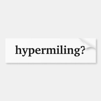 Adesivo Para Carro hypermiling?