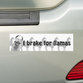 Adesivo Para Carro I Brake para Lhamas