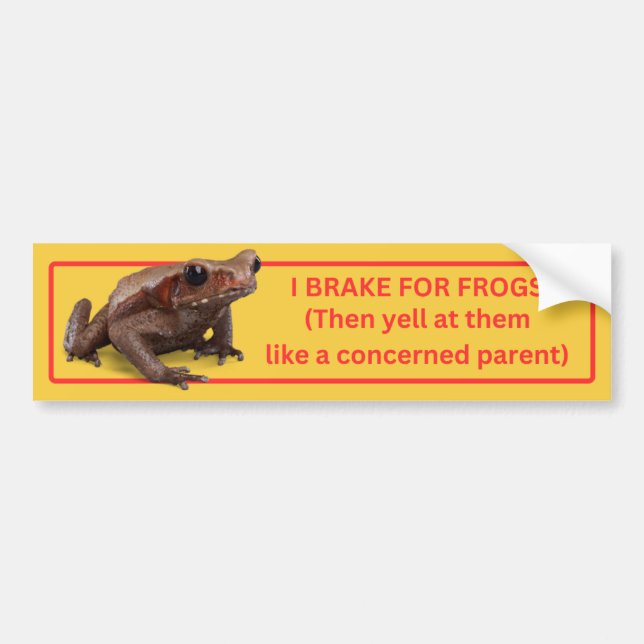 Adesivo Para Carro I Brake para Sapos (Frente)