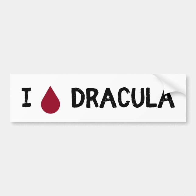 Adesivo Para Carro I Drácula de sangue (Frente)