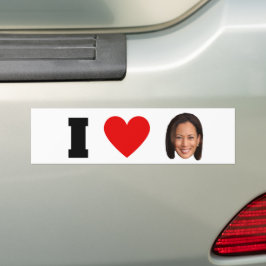 Adesivo Para Carro I Heart Kamala Harris