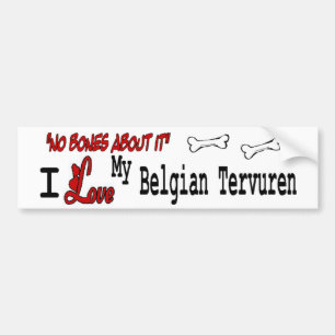 Adesivo Para Carro I Love My Belgian Tervuren