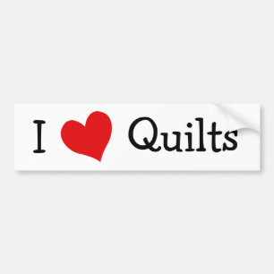 Adesivo Para Carro I Love Quilts