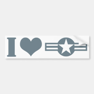 Adesivo Para Carro I Luv USA Bumper Sticker