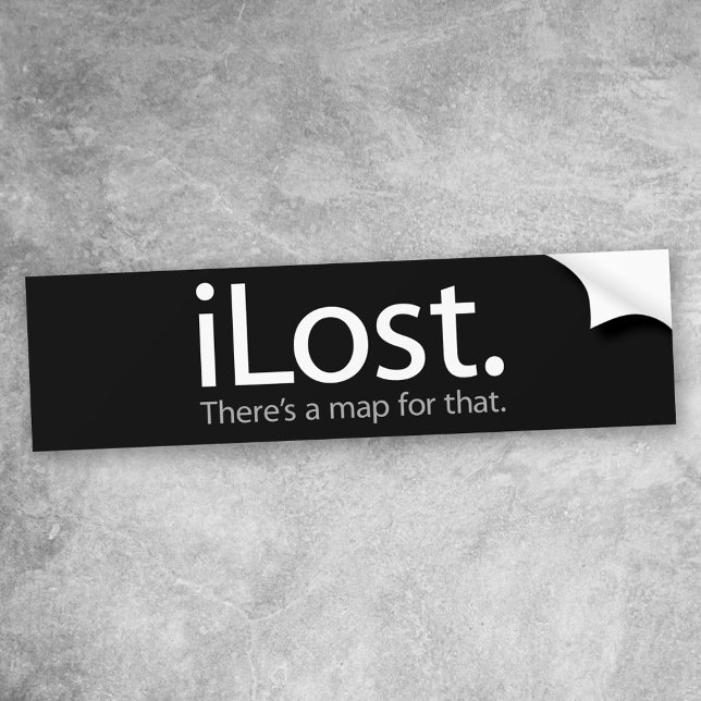 Adesivo Para Carro i Perdido (Criador carregado)