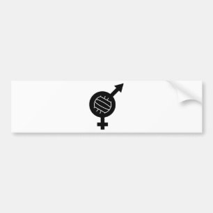 Adesivo Para Carro Ícone masculino feminino do voleibol