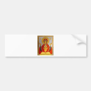Adesivo Para Carro ícone religioso mary santamente e criança