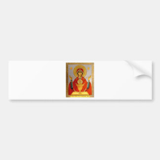 Adesivo Para Carro ícone religioso mary santamente e criança