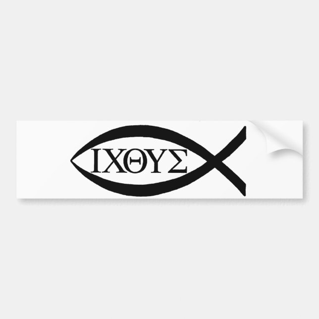 ADESIVO PARA CARRO ICTHUS (Frente)