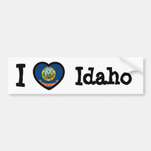 Adesivo Para Carro Idaho Flag