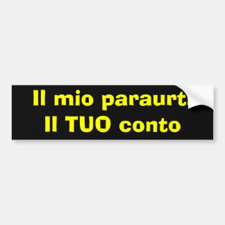 Adesivo Para Carro Il mio paraurti - Bumper Sticker
