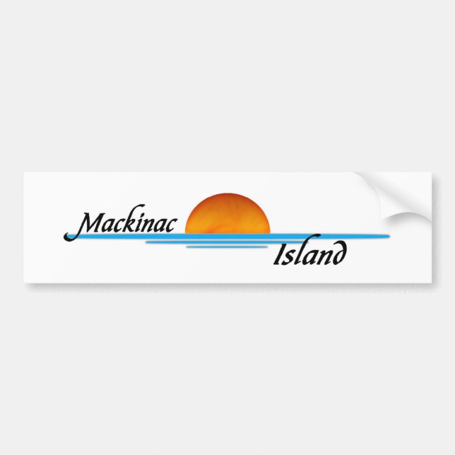 Adesivo Para Carro Ilha de Mackinac (Frente)