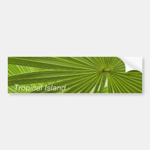 Adesivo Para Carro Ilha tropical