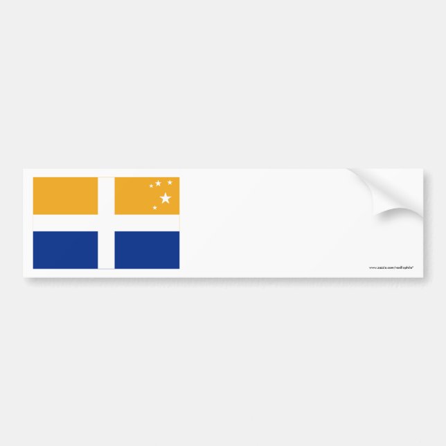 Adesivo Para Carro Ilhas da bandeira de Scilly (Frente)