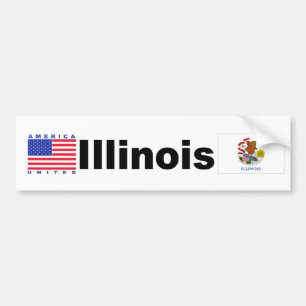 Adesivo Para Carro Illinois