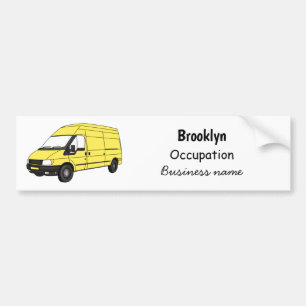Adesivo Para Carro Ilustração de carrinha de entrega