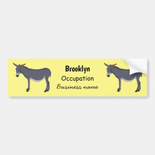 Adesivo Para Carro Ilustração de desenho animado de Donkey