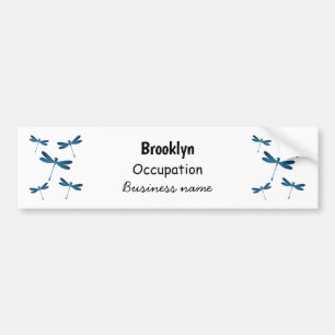 Adesivo Para Carro Ilustração de desenho animado de Dragonfly