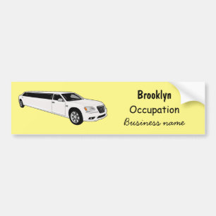 Adesivo Para Carro Ilustração de desenho da limusine