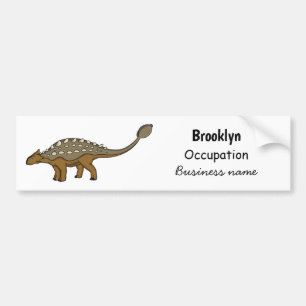 Adesivo Para Carro Ilustração de dinossauro blindado Ankylosaurus
