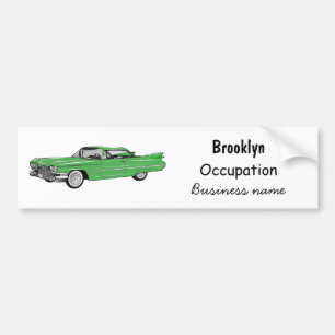 Adesivo Para Carro Ilustração do desenho animado Classic car 1959