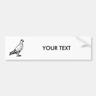 Adesivo Para Carro Ilustração do pombo