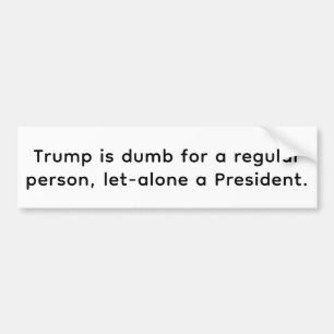 Adesivo Para Carro Imbecil Trump burro Presidente Hankamer Artjunkhau