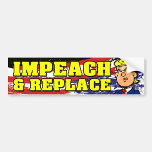 Adesivo Para Carro Impeach and Replace