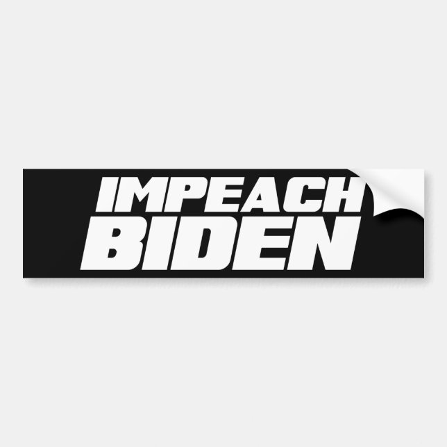 Adesivo Para Carro Impeach Biden (Frente)