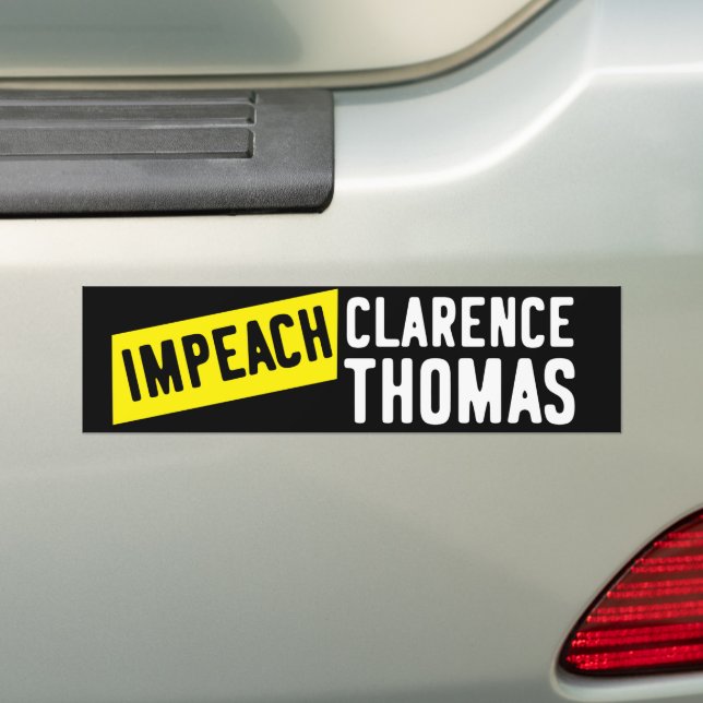 Adesivo Para Carro Impeach Clarence Thomas (No carro)