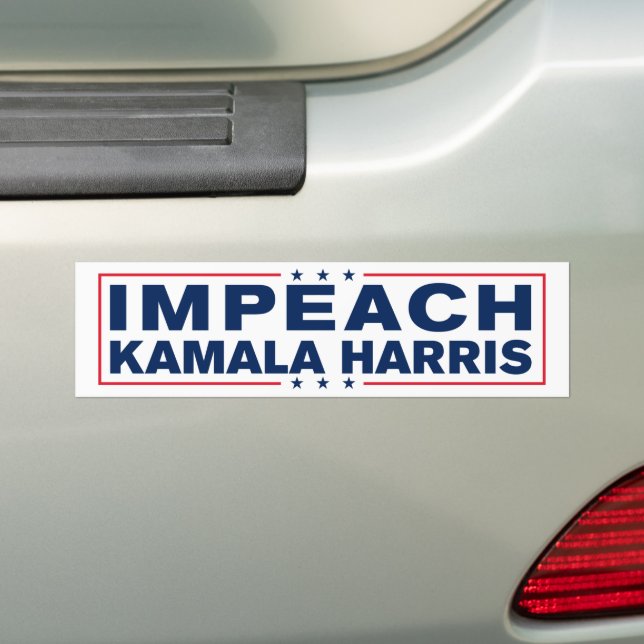 Adesivo Para Carro Impeach Kamala Harris (No carro)