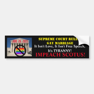 ADESIVO PARA CARRO IMPEACH SCOTUS!