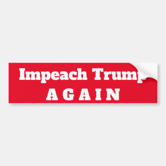 Adesivo Para Carro Impeach Trump.. Novamente